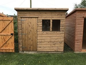 8x4 PENT SHED