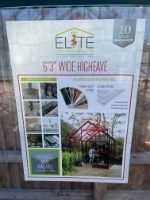 ELITE Greenhouse High Eave 8'5 x 6'3. On display