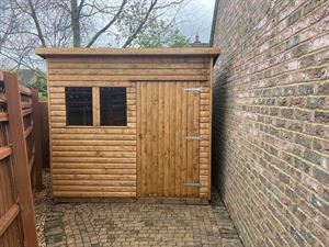 8x8 PENT SHED