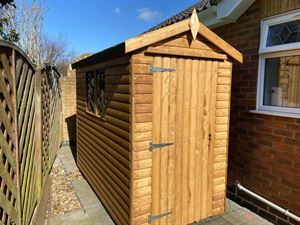 8x4 APEX SHED
